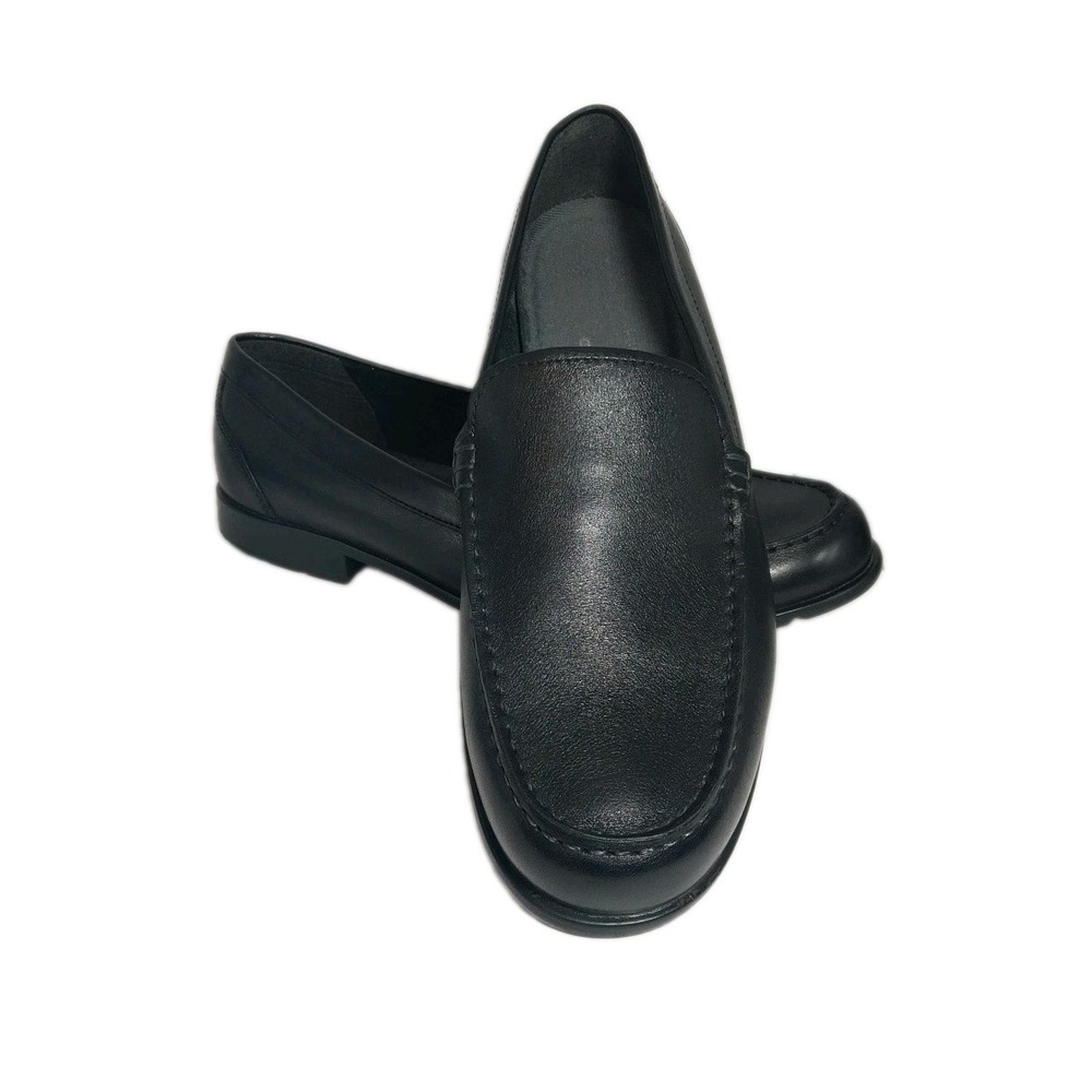 Rockport Classic Loafer Black Mens 13 Wide Comfort Slip On Moc Toe Casual Dress